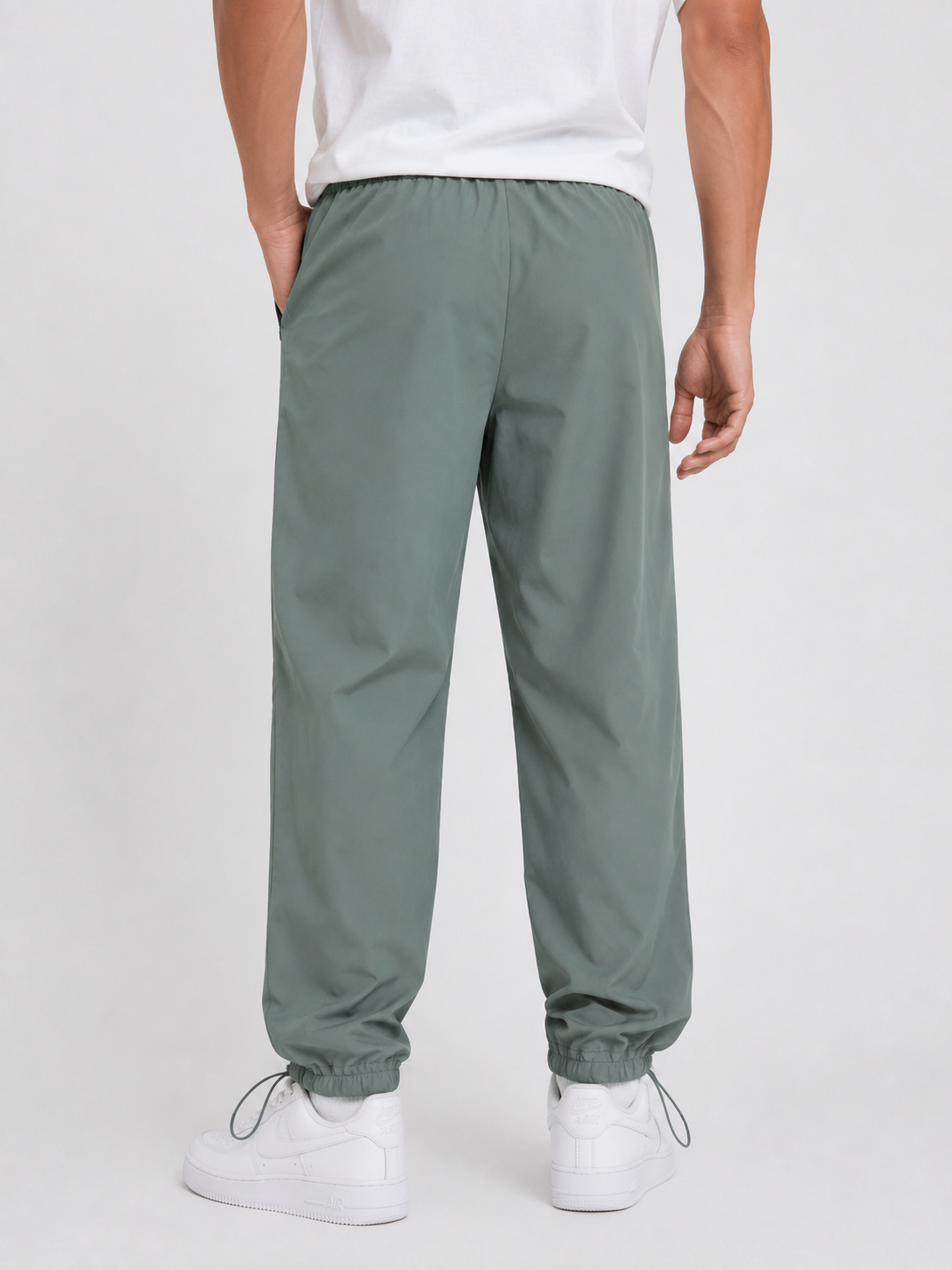Premium Olive Green Men's Cargo Jogger Pants