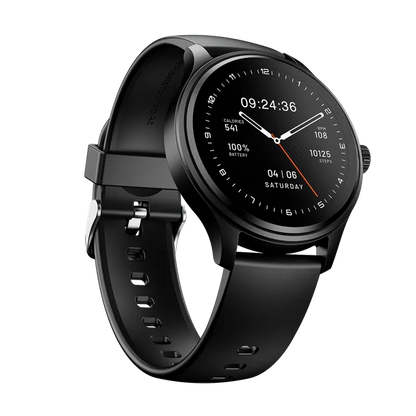 boAt Lunar Orbit 2 Smartwatch with Bluetooth Calling (35.3mm AMOLED Display, IP68 Water Resistance, Active Black Strap)
