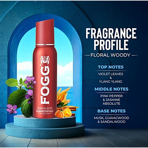 Fogg Napoleon Fragrance Body Spray - For Men, 150 ml
