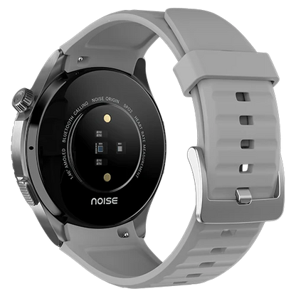 Noise Origin Smart Watch Smoothest UI Experience (New Nebula UI) & EN 1 Processor, 1.46" ApexVision AMOLED Display, Stainless Steel, Contour-Cut Design, Fitness Age, Fast Charging (Silver Grey)
