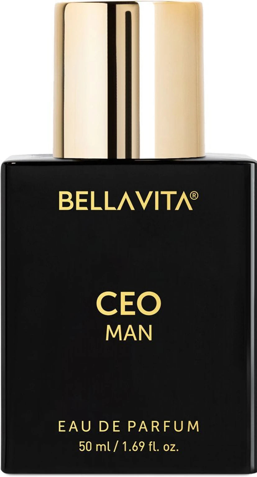 BELLAVITA CEO MAN Eau De Perfume ,Long Lasting Notes of Tonka,Agarwood & Ambergris Eau de Parfum  -  50 ml (For Men)