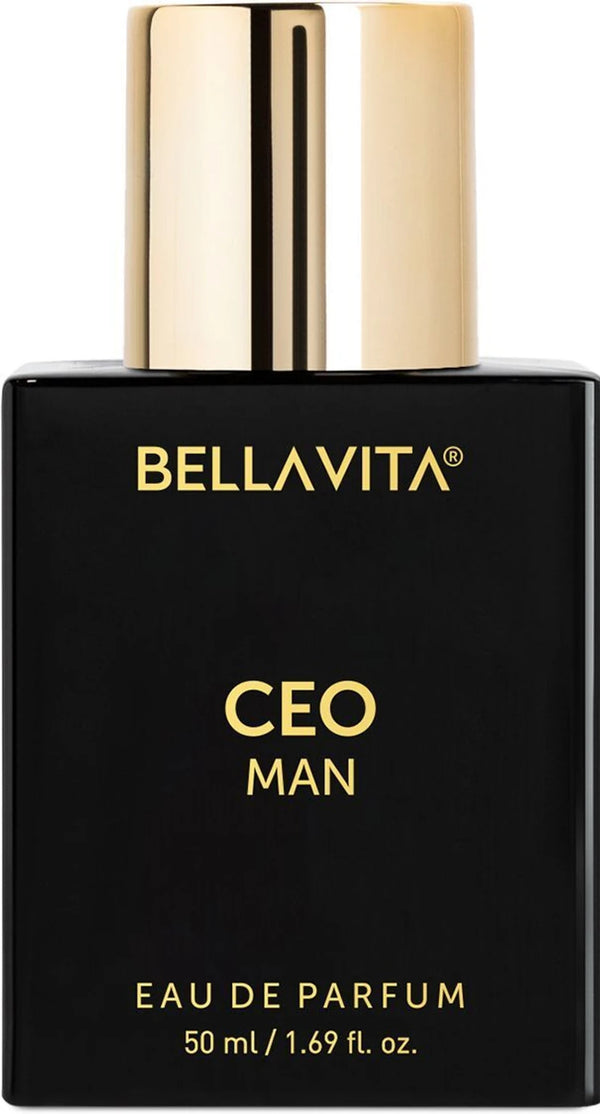 BELLAVITA CEO MAN Eau De Perfume ,Long Lasting Notes of Tonka,Agarwood & Ambergris Eau de Parfum  -  50 ml (For Men)