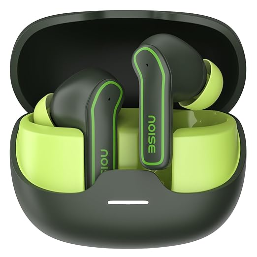 Noise Pop Buds Truly Wireless Earbuds with 50H of Playtime, Quad Mic with ENC, Instacharge(10 Min=150 Min) Bluetooth V5.3(Moon Pop) True Wireless