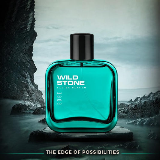 Wild Stone Edge Edp Premium Perfume For Men,100 Ml|Long-Lasting Eau De Parfum|Luxury Fragrances|Fragrance For Modern Lifestyle|Ideal Gift For Him|Premium Scent For Men