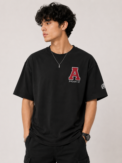Built to Destroy Oversized Graphic Printed T-Shirt for Men