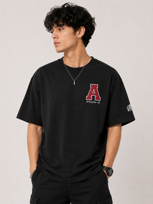Built to Destroy Oversized Graphic Printed T-Shirt for Men