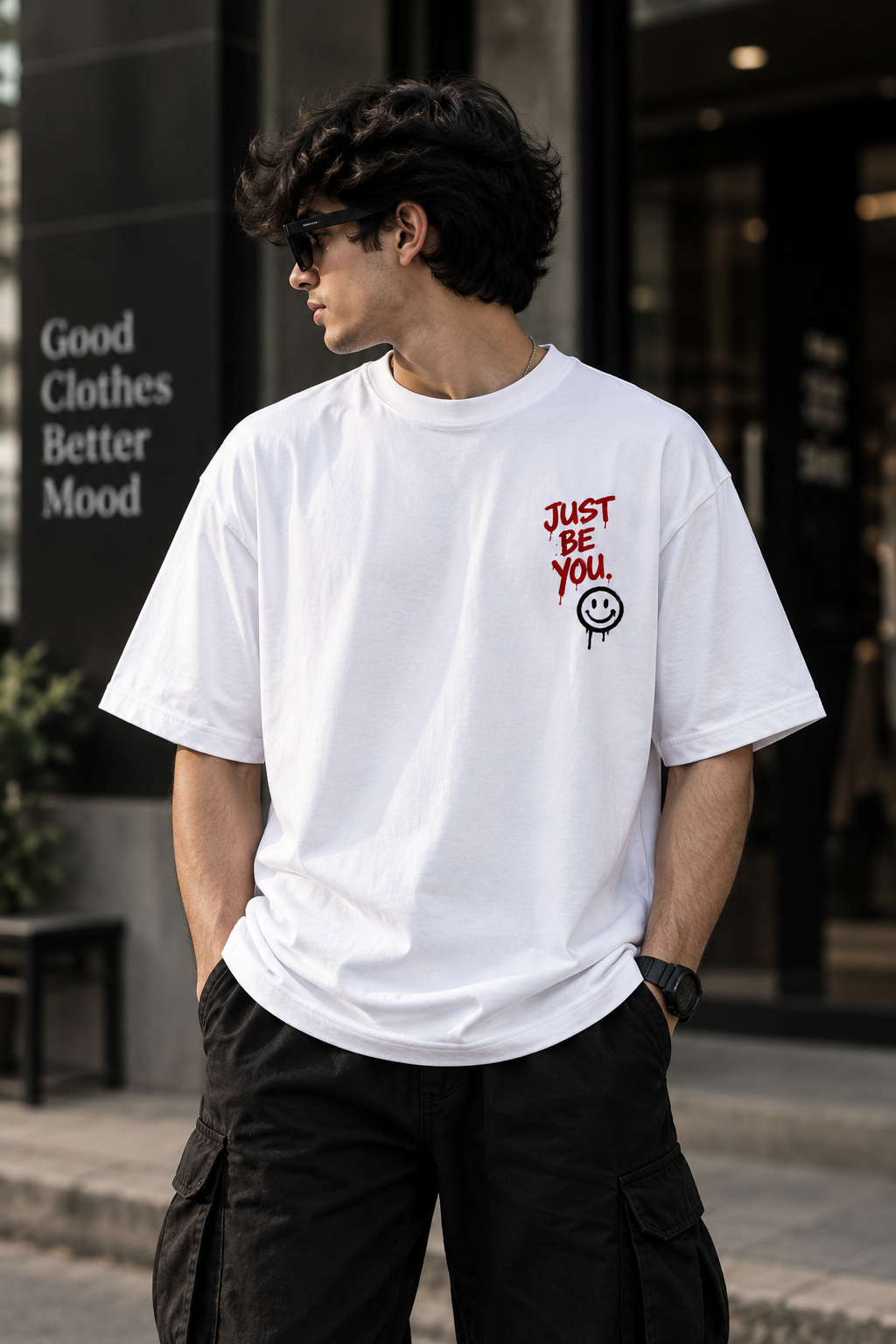 I Told ChatGPT About U Oversized T-Shirt – White