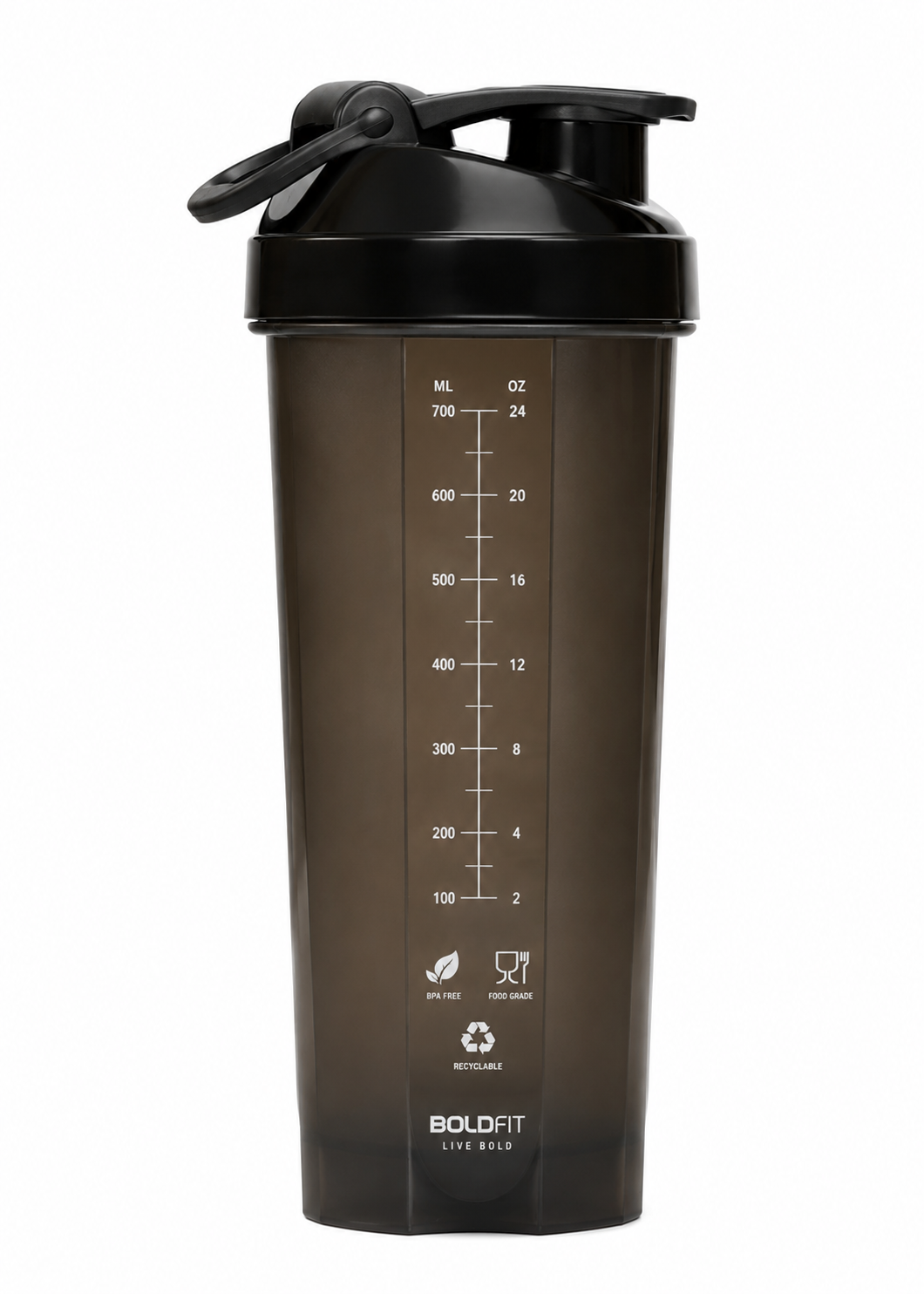 Title  Boldfit Protein Shaker Bottle with Mixing Ball | Leakproof Gym Shaker for Protein, Pre-Workout & Supplements | BPA-Free Sports Water Bottle | Gym & Fitness Blender Bottle | Black