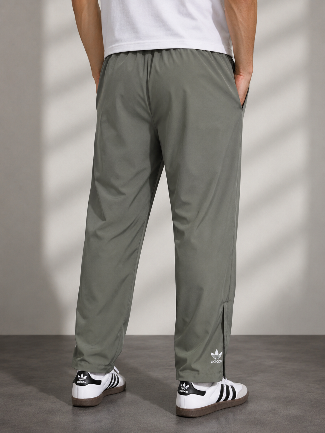 Premium Olive Green Men's Track Jogger Pants