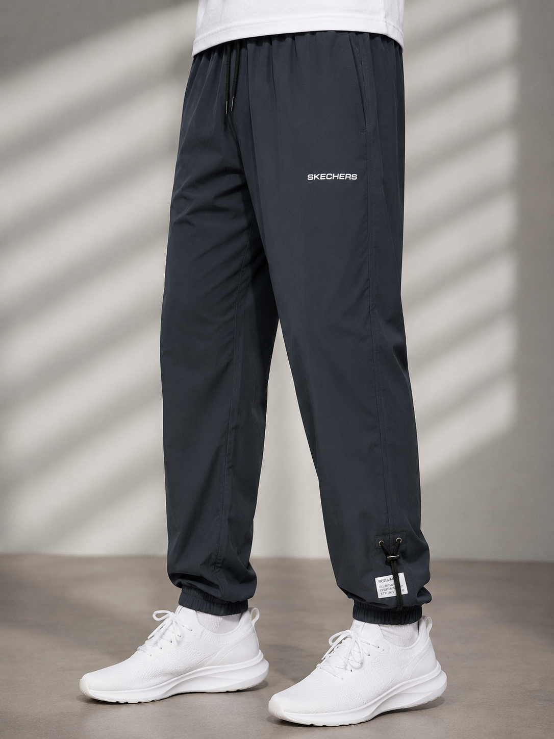 Premium Charcoal Grey Men's Utility Jogger Pants