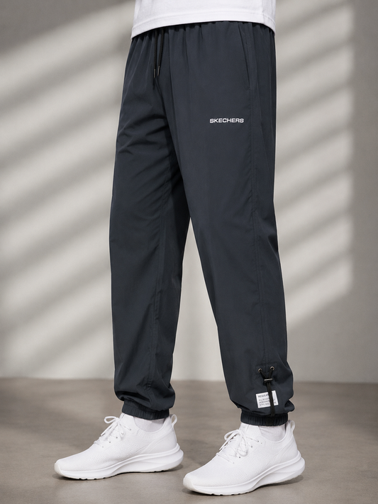 Premium Charcoal Grey Men's Utility Jogger Pants