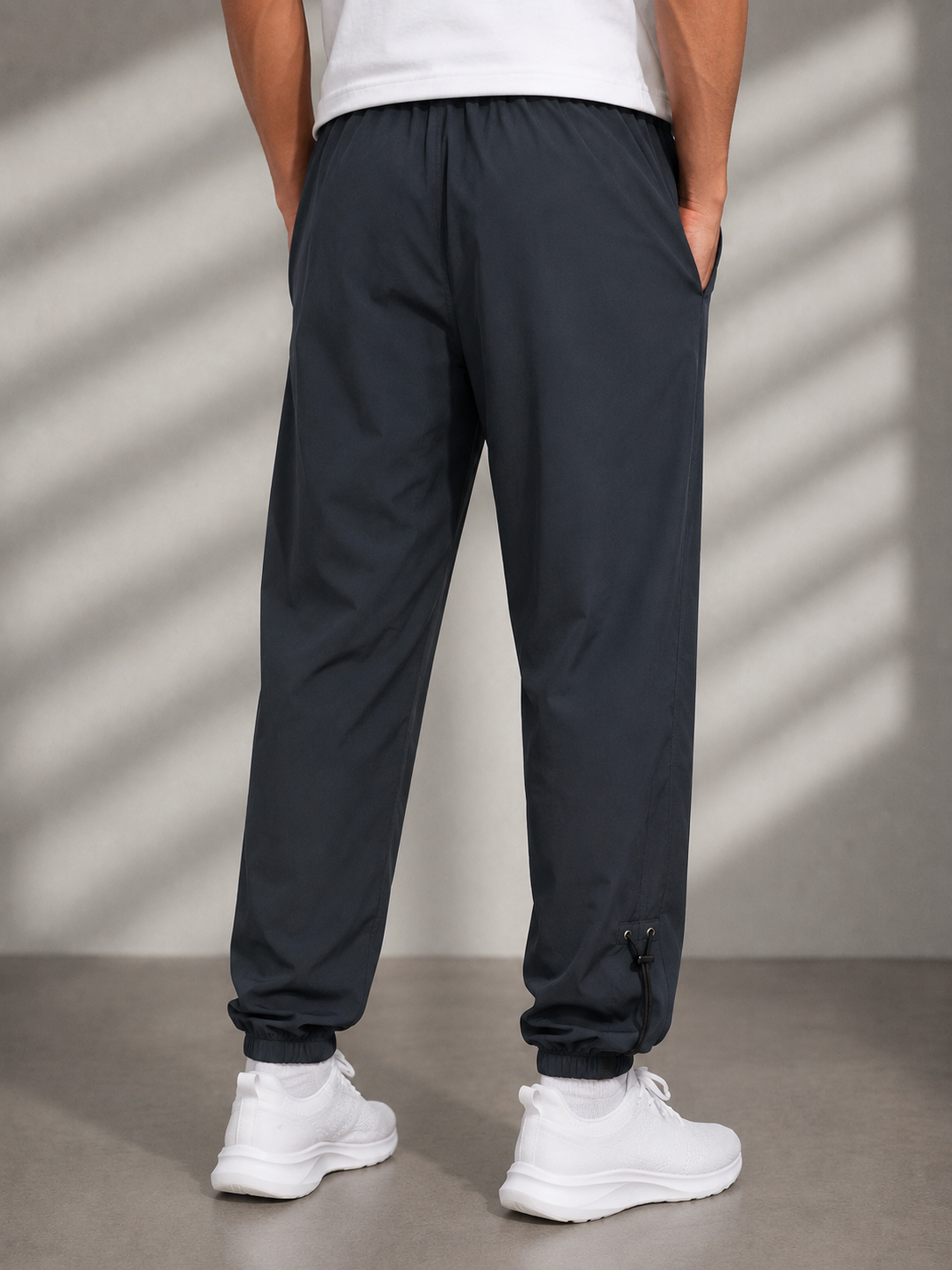 Premium Charcoal Grey Men's Utility Jogger Pants