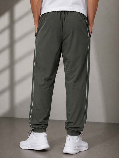 Premium Olive Green Men's Performance Jogger Pants