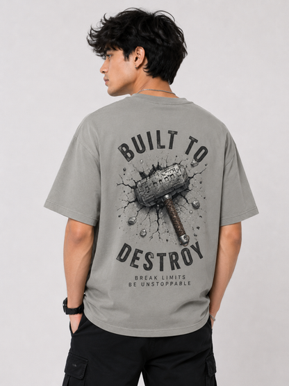 Urban Rebellion Oversized Graphic T-Shirt for Men