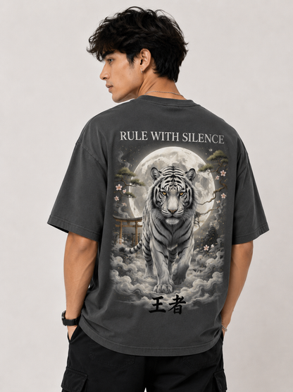 Urban Edge Oversized Graphic Printed T-Shirt for Men – Black