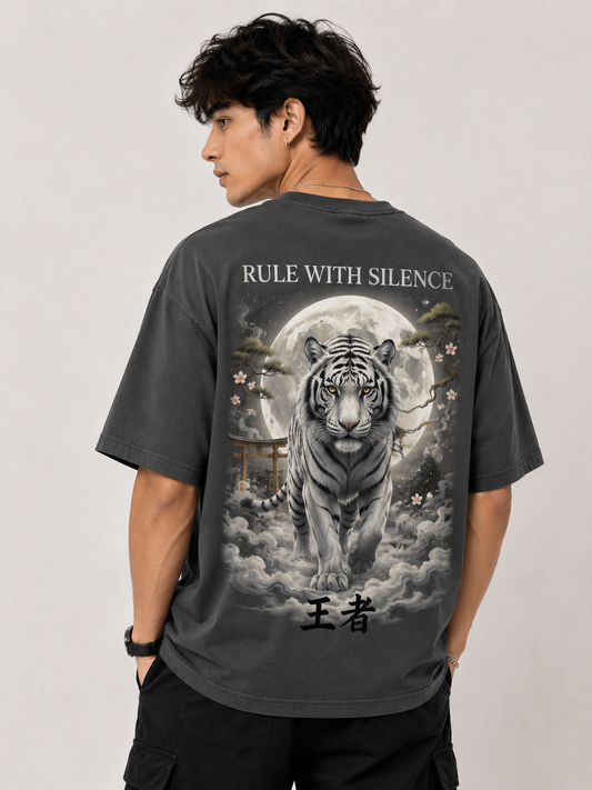 Urban Edge Oversized Graphic Printed T-Shirt for Men – Black