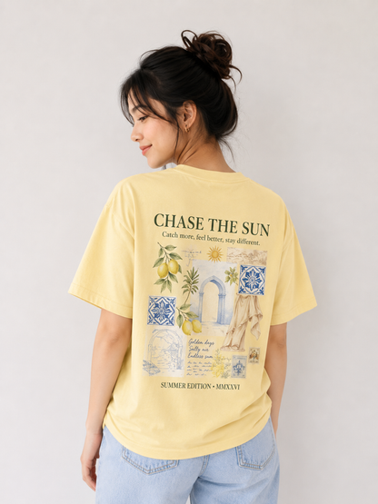 Golden Hour State of Mind Oversized T_Shirt