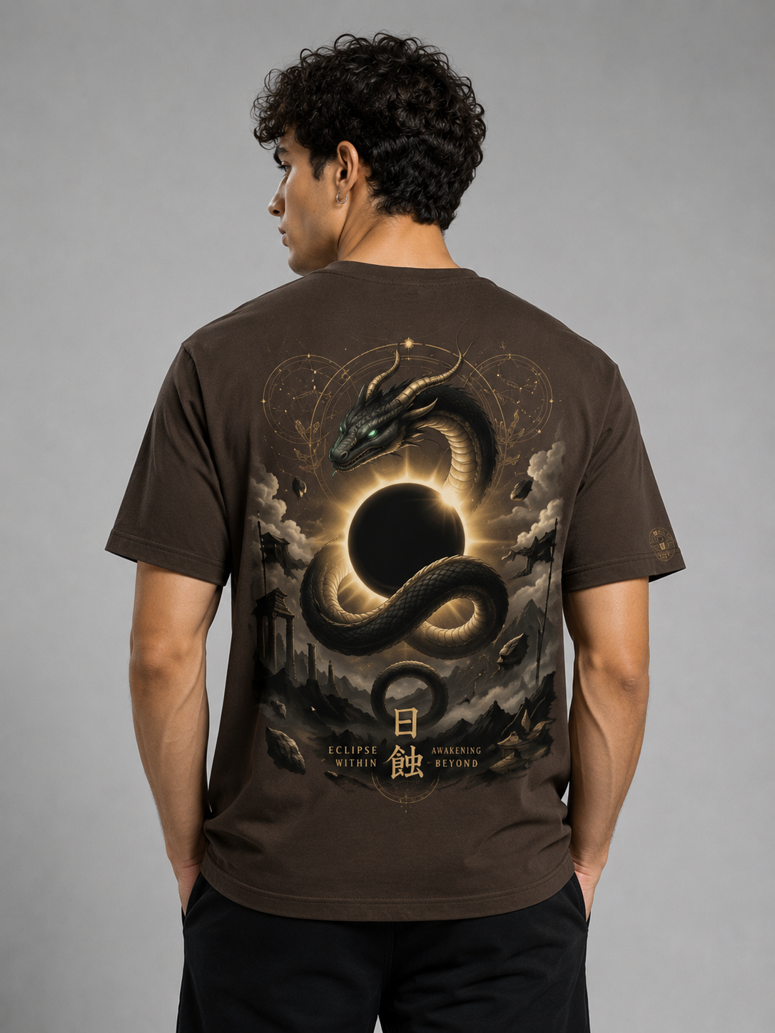 Shadow Orbit Oversized T-Shirt
