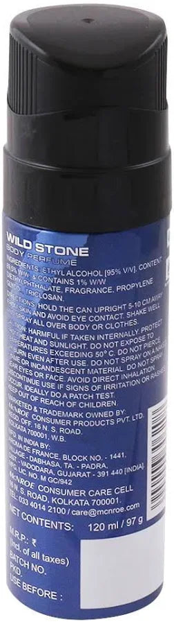 Wild Stone Code Titanium Body Perfume for  Men 120 ml