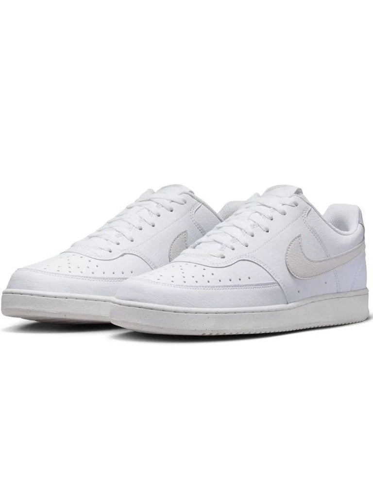 Nike Men's Low-Top Lifestyle Sneakers | Premium Leather Upper | Cushioned Comfort | Classic Everyday Shoes