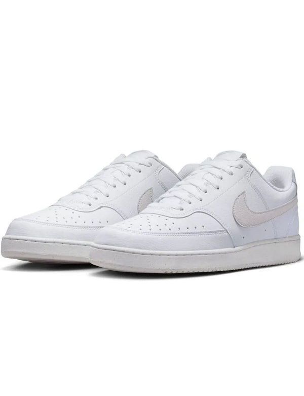 Nike Men's Low-Top Lifestyle Sneakers | Premium Leather Upper | Cushioned Comfort | Classic Everyday Shoes